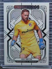 Jan Oblak [Electric Etch Contra] Soccer Cards 2021 Panini Obsidian Prices