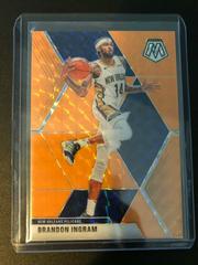 Brandon Ingram [Orange Fluorescent] Basketball Cards 2019 Panini Mosaic Prices