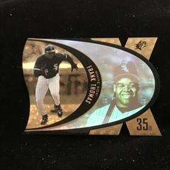 Frank Thomas [Gold] #17 Baseball Cards 1997 Spx Prices