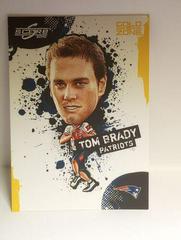 Tom Brady [Gold Zone] #176 Football Cards 2010 Panini Score Prices