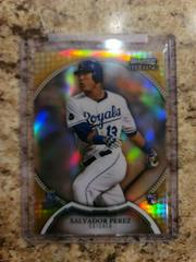 Salvador Perez [Rookie Gold Refractor] Baseball Cards 2011 Bowman Sterling Prices