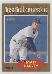 Matt Harvey Baseball Cards 2011 Topps Heritage Minor League Edition Prices