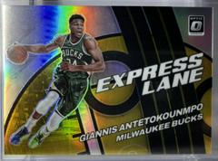 Giannis Antetokounmpo [Gold] Basketball Cards 2021 Panini Donruss Optic Express Lane Prices