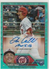 Alex Call [Aqua Wave] #AC-AC Baseball Cards 2023 Topps Chrome Update Autographs Prices
