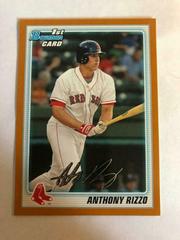 Anthony Rizzo [Orange] Baseball Cards 2010 Bowman Prospects Prices