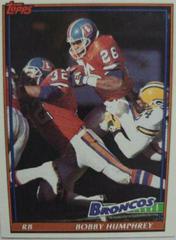 Bobby Humphrey #550 Football Cards 1991 Topps Prices