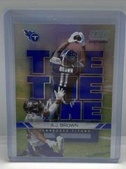 A. J. Brown #TL-AB Football Cards 2022 Panini Score Toe the Line Prices