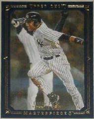 Derek Jeter [Framed Blue 125] Baseball Cards 2008 Upper Deck Masterpieces Prices