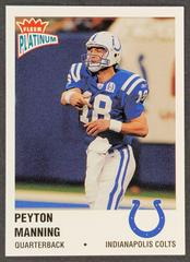 Peyton Manning [Finish] Football Cards 2003 Fleer Platinum Prices