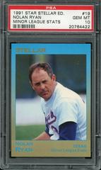Nolan Ryan [Minor League Stats] Baseball Cards 1991 Star Stellar Edition Prices