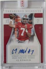 CJ Stroud [Silver] #TM-CJS Football Cards 2022 Panini National Treasures Collegiate Moments Signatures Prices