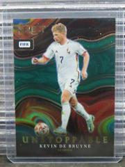 Kevin De Bruyne [Green] Soccer Cards 2022 Panini Select FIFA Unstoppable Prices