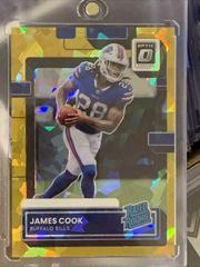 James Cook [Optic Preview Gold Ice] #P-315 Football Cards 2022 Panini Donruss Prices