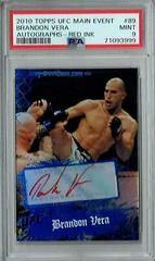 Brandon Vera [Autograph Red Ink] #89 Ufc Cards 2010 Topps UFC Main Event Prices