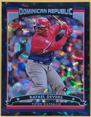 Rafael Devers [Black Difractor] #2006-5 Baseball Cards 2023 Topps World Classic 2006 Prices