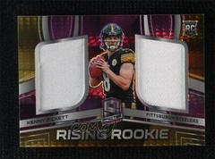 Kenny Pickett [Neon Pink] #RRM-KPI Football Cards 2022 Panini Spectra Rising Rookie Materials Prices