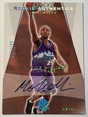 Maurice Williams [Autograph SP Limited] Basketball Cards 2003 SP Authentic Prices