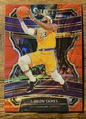 LeBron James [Red Wave] Basketball Cards 2019 Panini Select Prices