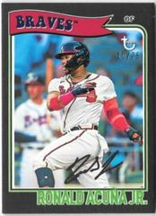 Ronald Acuna Jr. [Black] Baseball Cards 2023 Topps Brooklyn Collection Prices