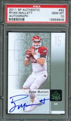 Ryan Mallett [Autograph] #92 Football Cards 2011 SP Authentic Prices