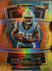 Terrace Marshall Jr. [Tie Dye] #RS-14 Football Cards 2021 Panini Select Rookie Selections Prices