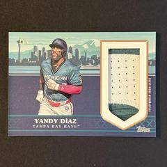 Yandy Diaz #ASJP-YD Baseball Cards 2023 Topps Update All Star Jumbo Patch Prices