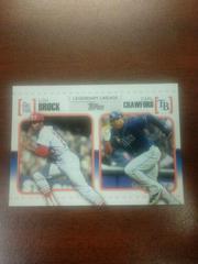 Carl Crawford, Lou Brock #LL49 Baseball Cards 2010 Topps Legendary Lineage Prices