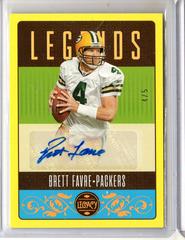 Brett Favre [Yellow Autograph] #103 Football Cards 2023 Panini Legacy Prices