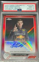 Max Verstappen [Red] #CAC-MV Racing Cards 2022 Topps Chrome Formula 1 Autographs Prices