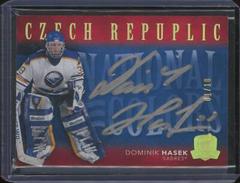 Dominik Hasek Hockey Cards 2021 Upper Deck The Cup National Colors Autographs Prices