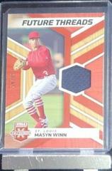 Masyn Winn [Red] #FT-MW Baseball Cards 2022 Panini Elite Extra Edition Future Threads Prices