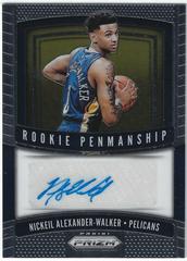 Nickeil Alexander Walker Basketball Cards 2019 Panini Prizm Rookie Penmanship Prices