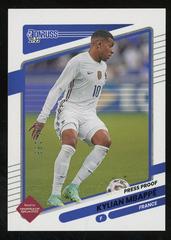 Kylian Mbappe [Press Proof Purple] Soccer Cards 2021 Panini Donruss Road to Qatar Prices