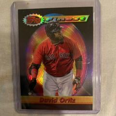 David Ortiz [Black Refractor] #215 Baseball Cards 2021 Topps Finest Flashbacks Prices