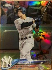 Aaron Judge [Batting Refractor] #1 Baseball Cards 2018 Topps Chrome Prices