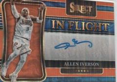 Allen Iverson [Orange Pulsar] Basketball Cards 2021 Panini Select In Flight Signatures Prices