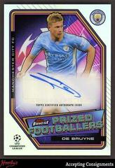 Kevin De Bruyne #BA-KD Soccer Cards 2021 Topps Finest UEFA Champions League Autographs Prices