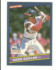 Ozzie Guillen #140 Baseball Cards 1986 Leaf Prices