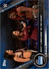Bayley & Ember Moon def. Fire & Desire [Blue] #50 Wrestling Cards 2020 Topps WWE Women's Division Prices