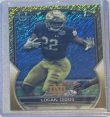 Logan Diggs [Gold] #38 Football Cards 2022 Bowman Chrome University Prices