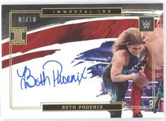 Beth Phoenix [Holo Gold] #IM-BPX Wrestling Cards 2022 Panini Impeccable WWE Immortal Ink Autographs Prices