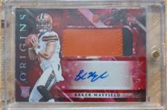 Baker Mayfield [Jumbo Patch Autograph Red] #105 Football Cards 2018 Panini Origins Prices