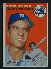 Hank Bauer #130 Baseball Cards 1954 Topps Prices