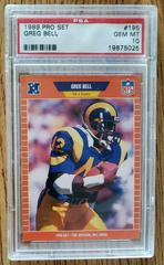 Greg Bell Football Cards 1989 Pro Set Prices