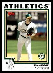 Tim Hudson #30 Baseball Cards 2004 Topps Prices