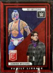 Dirty Dominik Mysterio / Rey Mysterio [Red] Wrestling Cards 2023 Donruss Elite WWE Family Lineage Prices
