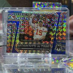 Patrick Mahomes II [Blue] #MT-4 Football Cards 2023 Panini Mosaic Moments in Time Prices
