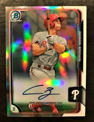 Aaron Brown #ABR Baseball Cards 2015 Bowman Chrome Autograph Prospect Prices