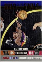Deandre Ayton Basketball Cards 2021 Panini Hoops Road to the Finals Prices