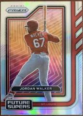 Jordan Walker [Silver] Baseball Cards 2023 Panini Prizm Future Supers Prices